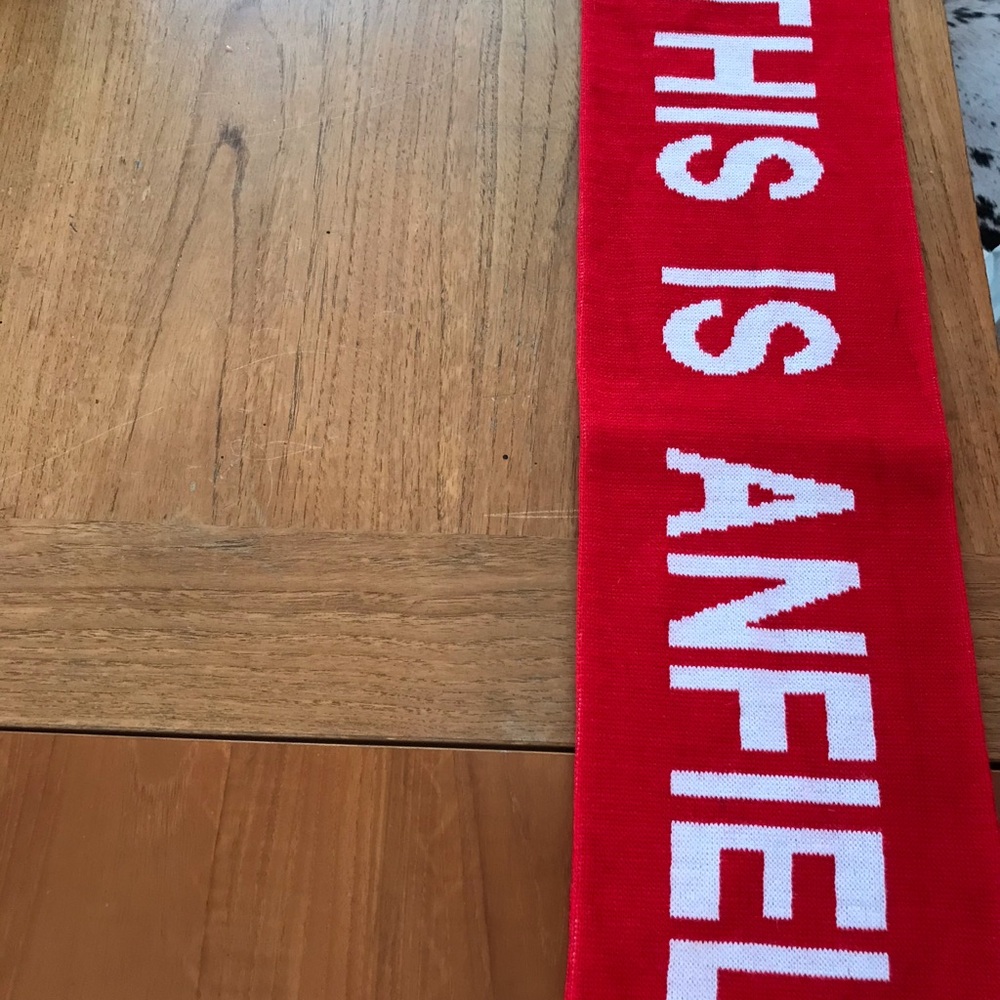 Liverpool FC 'This Is Anfield' Red & Yellow Scarf - Picture 6 of 11